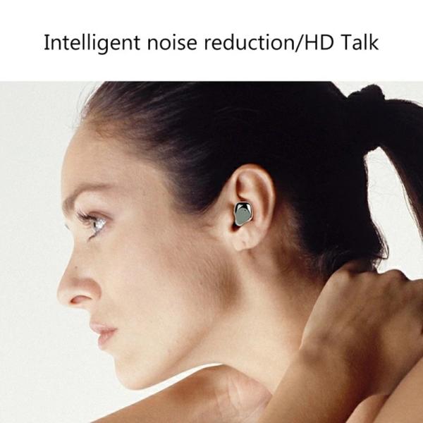 TWS Wireless Bluetooth Earphone 50MAH Battery 6 Hours Playing Time With Metal Case