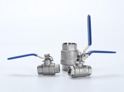 Two Way Thread End 1000wog 2 Piece Ball Valve Stainless Steel
