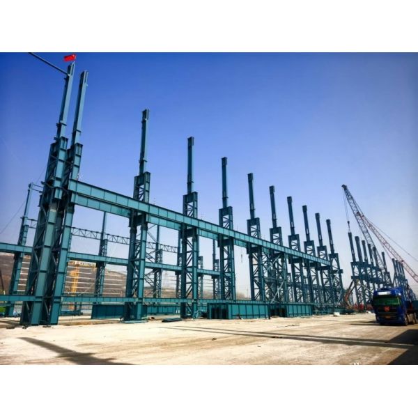 Prefab Metal Heavy Steel Structure Thermal Insulation EN1090 Standard