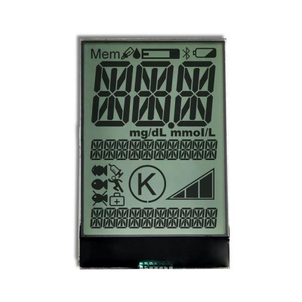 FSTN Mode Custom Segment Lcd DisplayCOG Connector 34x47.5mm Active Area