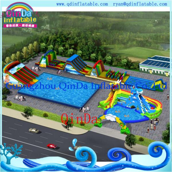 Frame Pool, Moving Water Park, Water Park Land Game, Mobile Park, Ground Park