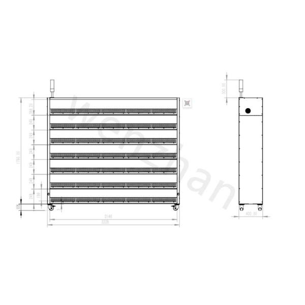 Интеллектуальные электронные компоненты фабрики SMD катушки держатель умный раковина для хранения