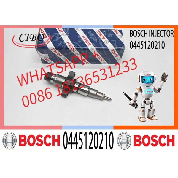 0445120210 Fuel Injector 0986435503 Diesel Injection 0445120210 Common Rail Injector 0 445 120 210 For Ford