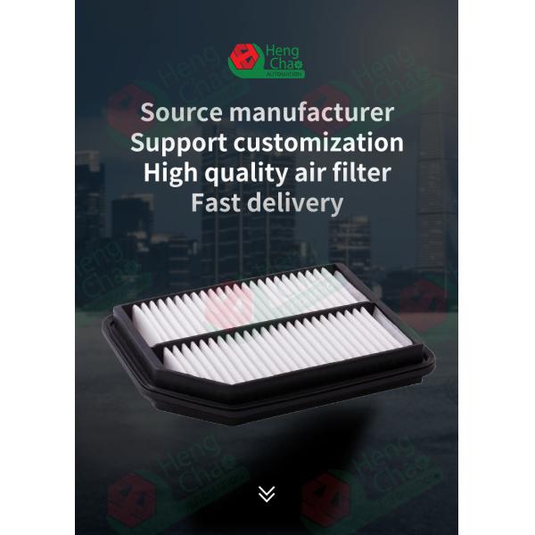 Rectangular Auto Air Filters OEM 17220-PV1-000 Optimal Filtration For Filter Efficiency 95-99%