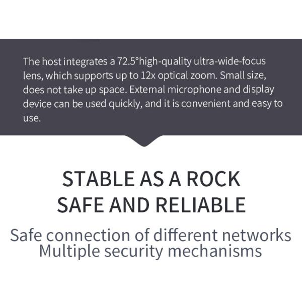 Conference Room Meeting Solution SQ-H880 Camera Durable High Definition Video Teleconference Camera