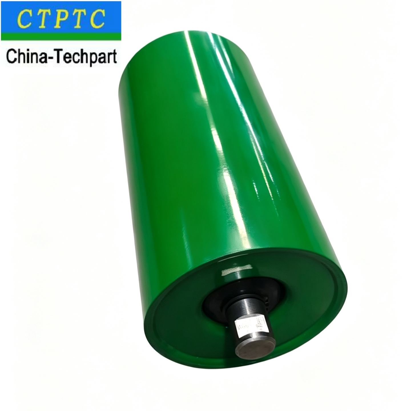 Rubber Covered Conveyor Roller and Impact Idler with Bolt-on Mounting and 1 Year Warranty for Belt Conveyor Systems