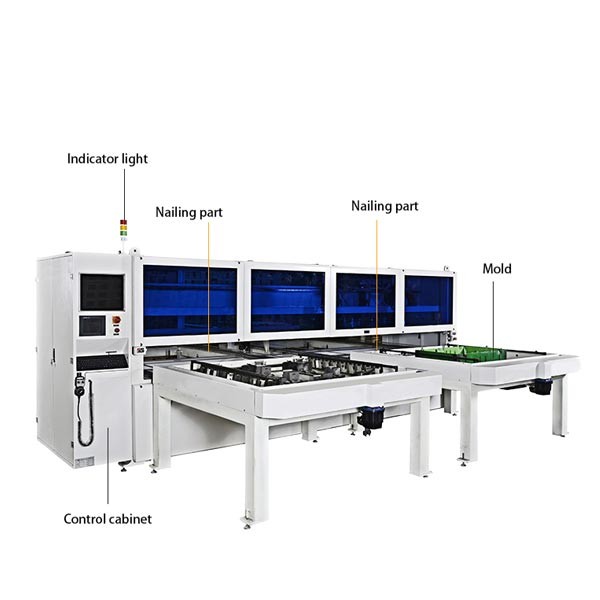 Автоматический Cnc гофрировал настилать крышу паллет пригвождая машину