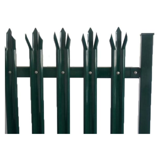 European metal steel fence with low price and easy assembly