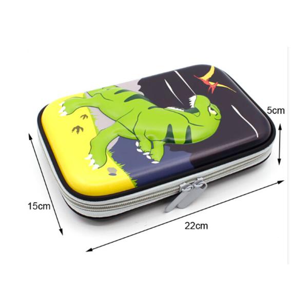 Custom EVA Pencil Case With Cartoon Pattern , Durable Hard Shell Pencil Case