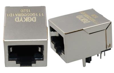 Integrated Surface Mount RJ45 Female Jack , 1000base t cat6 rj45 connector shielded