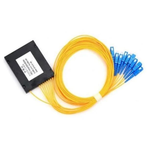 Supply Fiber Optical PLC Splitter 1X8 1X16 SM ABS Box for Fiber Patch Cord Manufacture