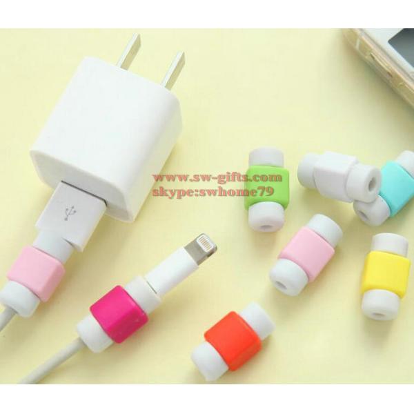 Fashion New USB Cable Earphones Protector Colorful Cover Case For Iphone 5S SE 5C 6 Plus 7 7 Plus Cases Fundas Coque