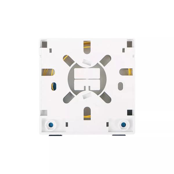 Soquete frente e verso da placa de cara da fibra da placa de parede 2F do adaptador da palavra simples do SC dos portos da caixa 2 da terminação da fibra/LC