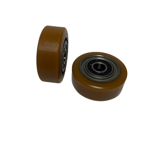 6203 Bearing Linde Balance Wheel 80*30 mm PU Material for Hand Pallet Truck in Food Beverage Shops