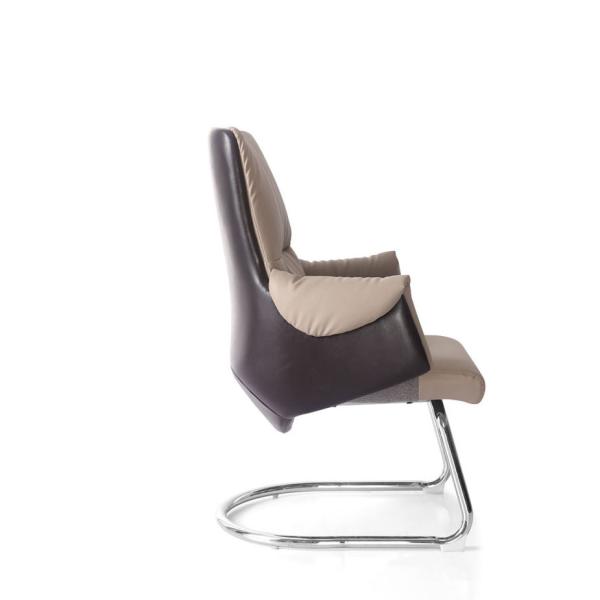 Contemporary Aluminium Executive Leather Office Chair Ergonomic OEM