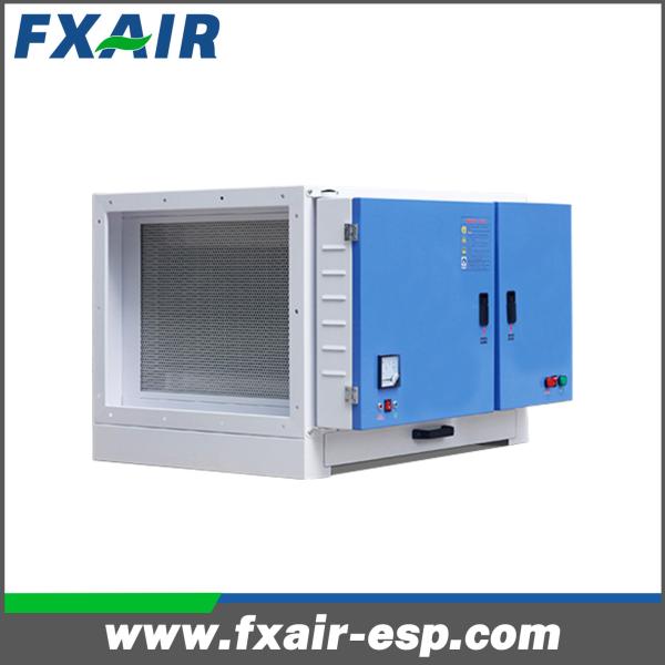 Commercial Kitchen Oil Mist Collector Electrostatatic precipitator Cooking Processes UV Odour Eliminator Odor purifier