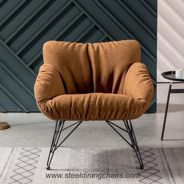 Furniture Lounge 76cm 44cm Recliner Stainless Steel Dining Chairs