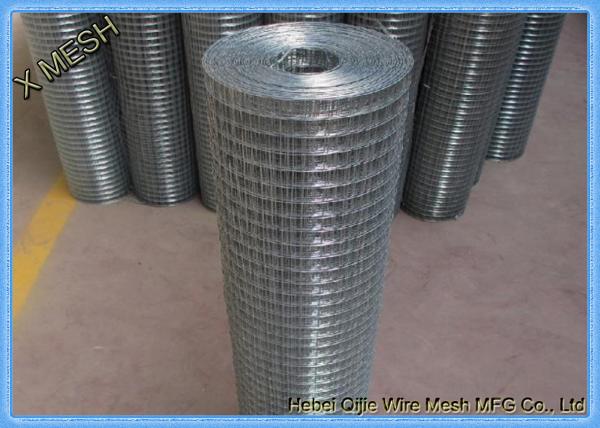 Electro Galvanized Welded Wire Mesh Panels 2mm Gauge 25mm X  25mm Mesh