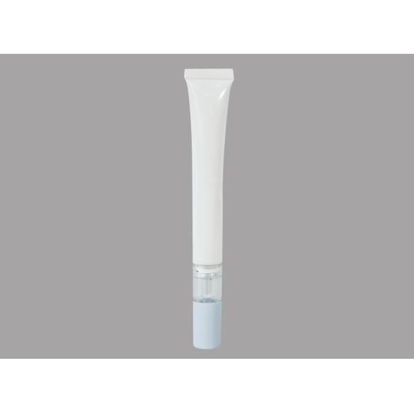 Tubo de empaquetado de la esencia de la crema del ojo del tubo cosmético plástico del dropper con la cabeza de la esponja