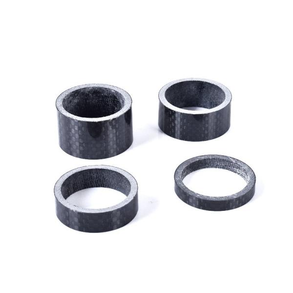 les entretoises 3K de casque de fibre de carbone de 28.6mm tissent des entretoises de tige de bicyclette