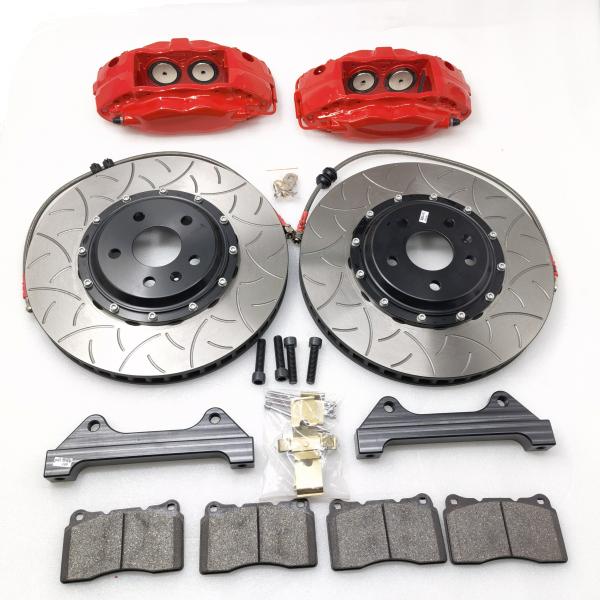 4 Piston Caliper 355x32 Disc Brake Kit For Golf 5 GTI Front Wheel
