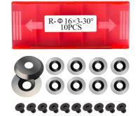 Insertores de carburo redondos de 16 mm indexables sustitución con tornillos