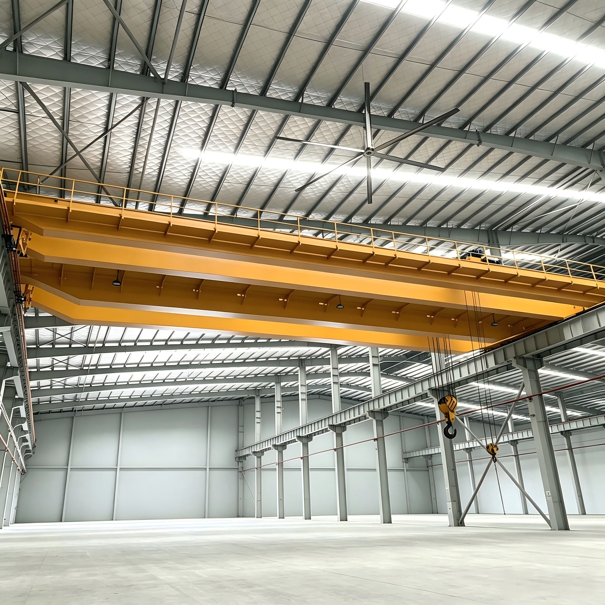 Double Girder Overhead Crane High Stability Heavy Duty Lifting Equipment for Industrial Workshop and Foundry