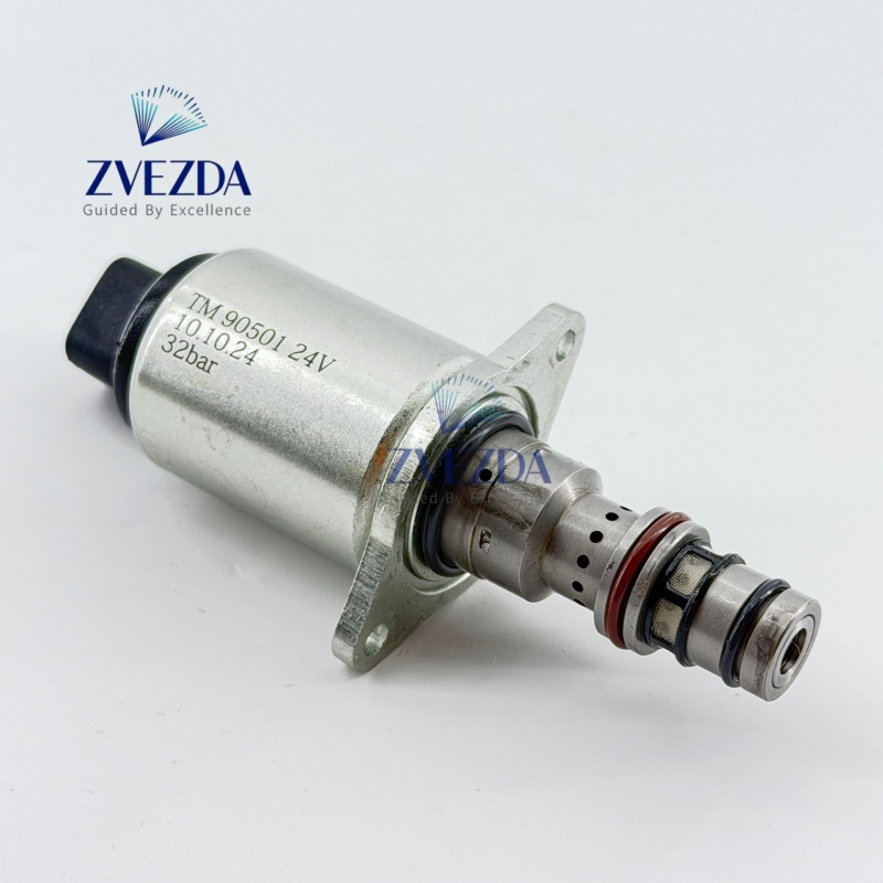 TM00501 Proportional Pressure Reducing Solenoid Valve 24V For Sany SY135 SY195 SY205 SY215 SY245 SY365 Excavator Hydraulic Solenoid Valve
