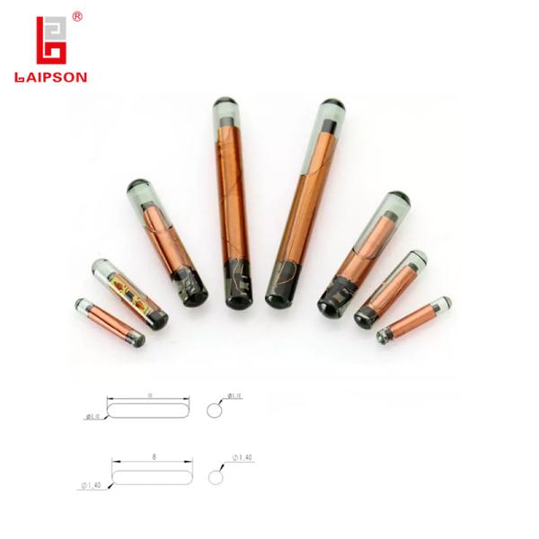 134.2khz 34mm 4mm Glass Microchip ID Tags For Airport Ground Lights Subway