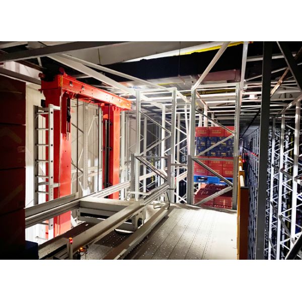 Integrated Logistics Center Pallet Stacker Crane ASRS Automatic Storage And Retrieval System