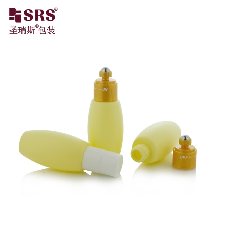 KG1-45ML Empty Custom Color Plastic Roller Ball Bottle With Switch For Anti-Itch Liquid