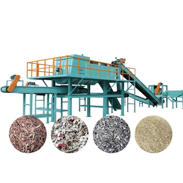 E-Waste Recycling Machine And Electronic Waste Refrigerator Shredder PCB Wire Board Recycling Plant Machinery