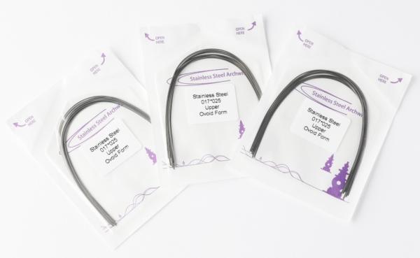 Round And Rectangular Stainless Steel Archwire For Dental Orthodontic Health Materials