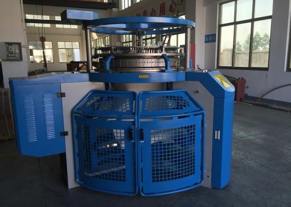 French Terry Fbric Single Jersey Fleece Circular Knitting Machine PLC 5.5KW-11.5KW