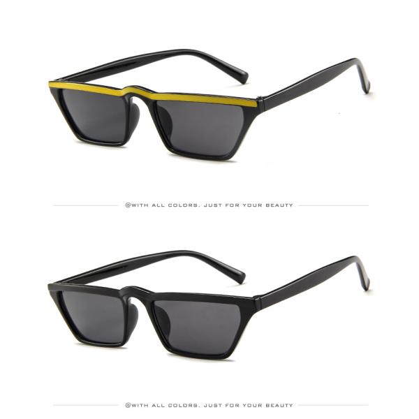 Men Women Trend Small Box Cool Cat Eye Glasses Outdoor Catwalk Travel Sunshade