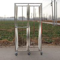 Commercial 304 Stainless Steel Cooling Trolley For Bakery With 24 30 32 Trays