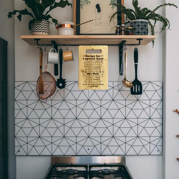 Разделочная доска двухсторонней разделочной доски разделочной доски подарка кухни бамбуковая