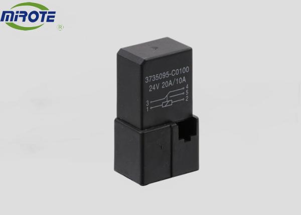 4 lâminas 20a 24 do preto automotivo do relé do volt tampas plásticas para o carro 3735095-C0100 de DongFeng