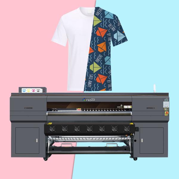 1900mmHigh Speed Cloth Printer For Shoes/Home Textiles Printing With 610m2/H printspeed 1 Pass
