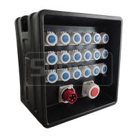 MD3 200A Unidades de distribuição de energia HDPE IP67 Industrial Socket Box 630x430x680mm