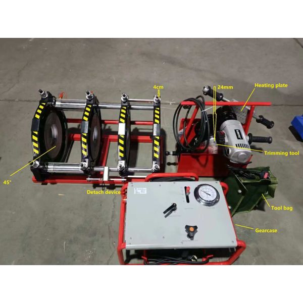 SHT315-SHY Competitive manufacture full hydraulic butt fusion welding machine for Construction works