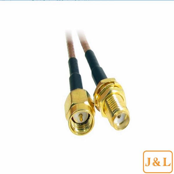 SMA Male to SMA Female Nut Bulkhead Crimp Rg316 Coax Cable Jumper Pigtail -1.5m