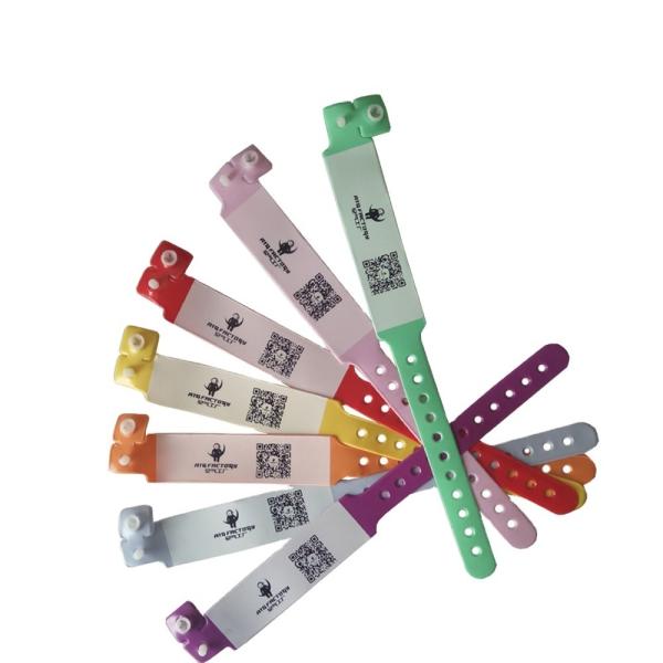 Custom Logo Soft PVC Bracelets Baby's Favorite Personalized Wrist Band Colorful Items