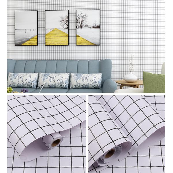 Anti-Oil Stickers Countertop Furniture Waterproof Self-Adhesive Roll Wallpaper Tile Contact Paper For Kitchen