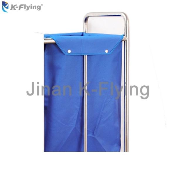 Stainless Steel Hospital Equipment  Nursing Dirt Medical Trolley Cart