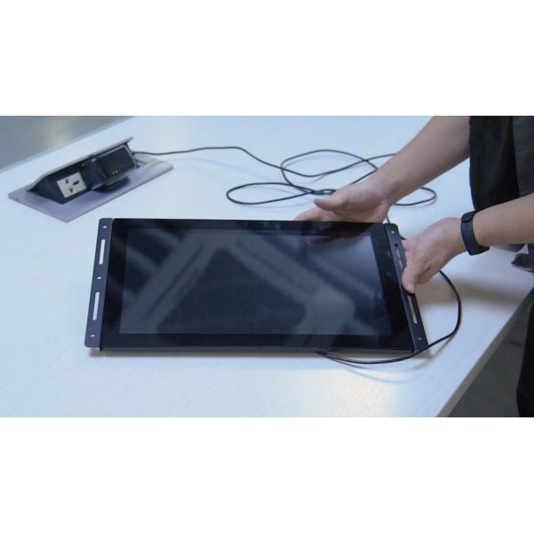 Крытая рамка экрана касания рекламы дисплея Signage LCD цифров андроида держателя стены открытая