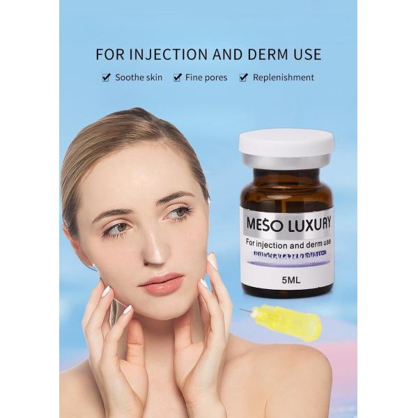 Meso Luxury 5ml Injection Serum Hyaluronic Acid Dermal Filler for Skin Moisturizing Firming