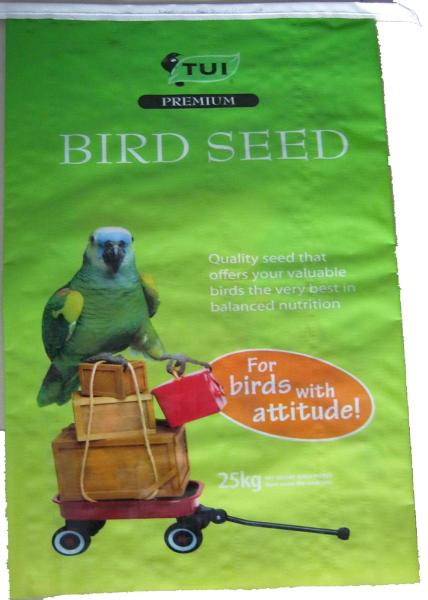 PP Woven Seed Packing Bag with Square Bottom 10KG / 25KG / 50KG / 100KG