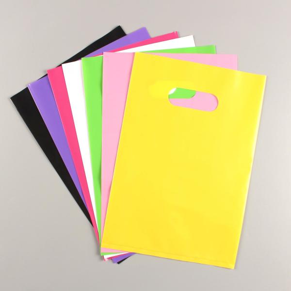 OEM Handle Plastic Bags Regenerative Personalized Die Cut Bags