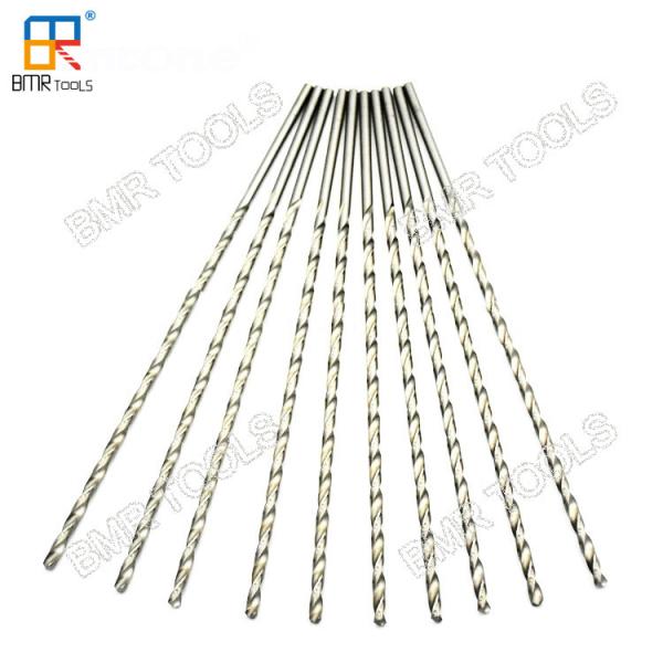 300mm extra long with 50mm shank length HSS 4241 bright finishing milling drill bit